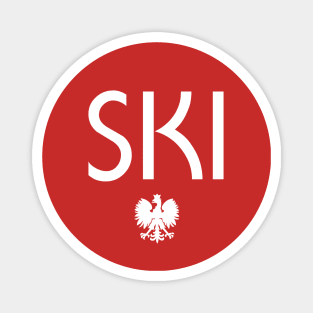 SKI Polish Eagle Dyngus Day Magnet